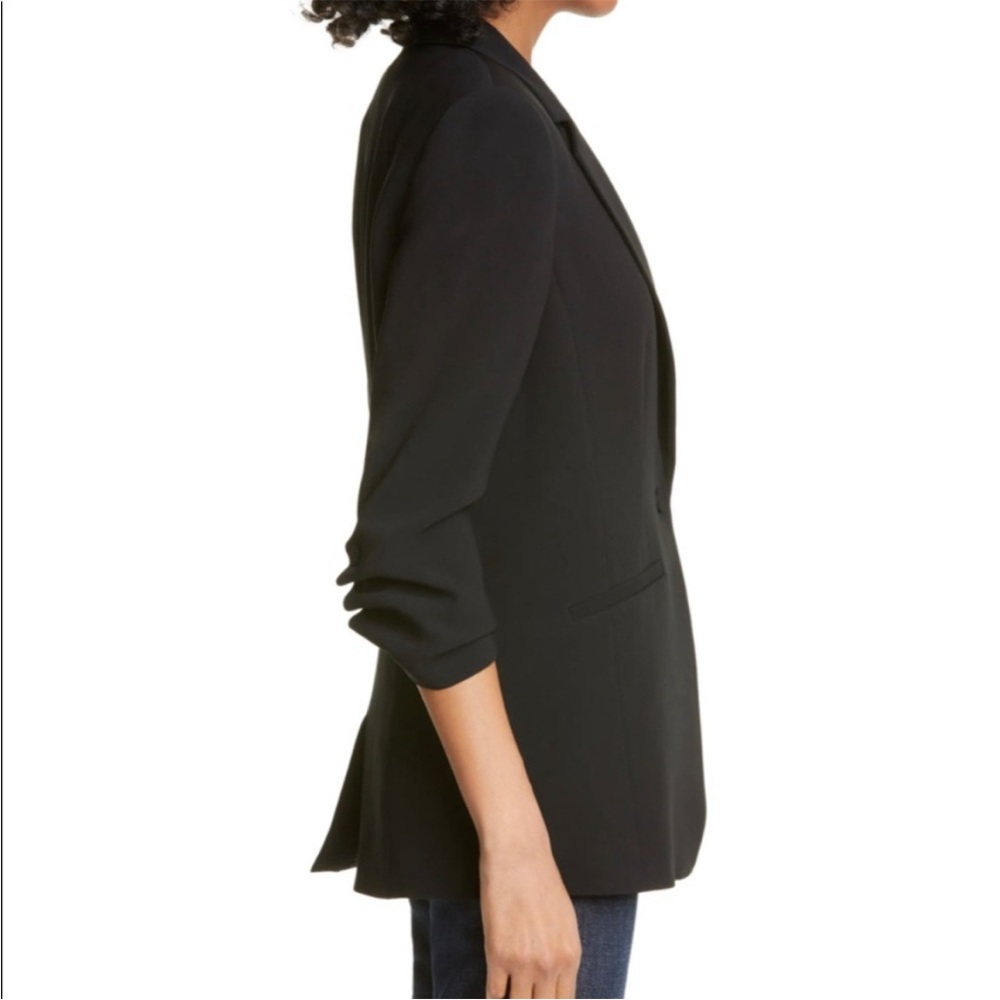 Cinq a Sept Khloe Rushed Sleeve Blazer Jacket - Picture 2 of 16